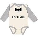 inktastic Ringbearer Mock Tux Wedding Tuxedo Long Sleeve Creeper