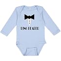 inktastic Ringbearer Mock Tux Wedding Tuxedo Long Sleeve Creeper