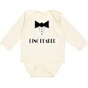 inktastic Ringbearer Mock Tux Wedding Tuxedo Long Sleeve Creeper