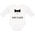 inktastic Ringbearer Mock Tux Wedding Tuxedo Long Sleeve Creeper