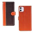 Inktree Apple iPhone 11 Case | Premium Leather Finish | with Card Pockets | Wallet Stand |Complete Protection Cover for Apple iPhone 11 - Camel and Coffee