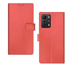 inktree infinix zero 5g flip case  premium leather finish flip cover complete protection flip cover for infinix zero 5g - pink