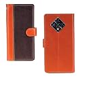 Inktree Infinix Zero 8i Case | Premium Leather Finish | with Card Pockets | Wallet Stand |Complete Protection Cover for Infinix Zero 8i - Camel and Coffee