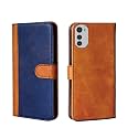 Inktree Moto E32s Flip Case | with Card Pockets | Wallet Stand |Complete Protection Flip Cover for Moto E32s Beige