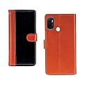 Inktree Apple iPhone Xs Max PU Leather Vintage Flip Cover Case | Premium Leather Finish | with Card Pockets | Wallet Stand |Complete Protection Cover for Apple iPhone Xs Max - Camel and Black