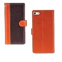 Inktree Oppo Neo 5 Case | Premium Leather Finish | with Card Pockets | Wallet Stand |Complete Protection Cover for Oppo Neo 5 - Camel and Coffee