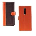 Inktree Redmi K20 Pro Case | Premium Leather Finish | with Card Pockets | Wallet Stand |Complete Protection Cover for Redmi K20 Pro - Camel and Coffee