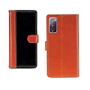 inktree apple iphone xs max pu leather vintage flip cover case  premium leather finish  with card pockets  wallet stand complete protection cover for apple iphone xs max - camel and black