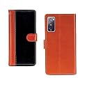 Inktree Apple iPhone Xs Max PU Leather Vintage Flip Cover Case | Premium Leather Finish | with Card Pockets | Wallet Stand |Complete Protection Cover for Apple iPhone Xs Max - Camel and Black