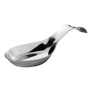 inkulture stainless steel spoon rest for home amp kitchen pack 01 pcs  large  spatula ladle holder  spoon rest holder
