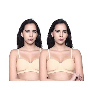INKURV Cotton Rich Padded T-Shirt Bra for