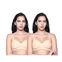INKURV Cotton Rich Padded T-Shirt Bra for