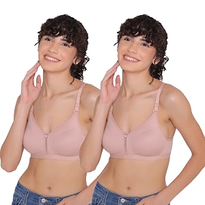 INKURV Womens Non Padded Wireless T-Shirt Bra