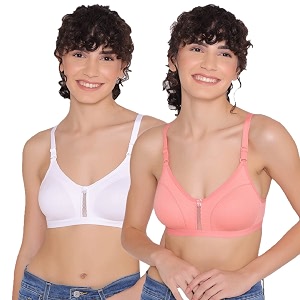 INKURV Womens Non Padded Wireless T-Shirt Bra
