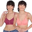 INKURV Womens Non Padded Wireless T-Shirt Bra
