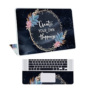 floral d26 topwrist pad vinyl laptop skinstickercover for 13 to 133 inches laptops laminated-removable-hd quality compatible for hp-dell-sony-lenovo-asus etc13x92 inches