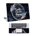 Floral D26 Top+Wrist Pad Vinyl Laptop Skin/Sticker/Cover for 17 to 17.3 Inches Laptops Laminated-Removable-HD Quality Compatible for Hp-Dell-Sony-Lenovo-Asus etc.(16.5x11 Inches)