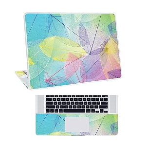 floral d28 topwrist pad vinyl laptop skinstickercover for 15 to 156 inches laptops laminated-removable-hd quality compatible for hp-dell-sony-lenovo-asus etc15x10 inches