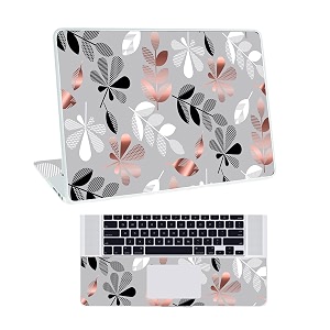 floral d29 topwrist pad vinyl laptop skinstickercover for 17 to 173 inches laptops laminated-removable-hd quality compatible for hp-dell-sony-lenovo-asus etc165x11 inches