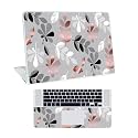 Floral D29 Top+Wrist Pad Vinyl Laptop Skin/Sticker/Cover for 17 to 17.3 Inches Laptops Laminated-Removable-HD Quality Compatible for Hp-Dell-Sony-Lenovo-Asus etc.(16.5x11 Inches)