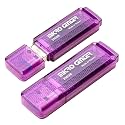 Micro Center SuperSpeed 2 Pack 216GB USB 3.0 Flash Drive Thumb Drive Purple