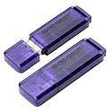 INLAND Micro Center Super Speed 64GB 2-Pack Ultra Flash Drive USB 3.0/USB 3.1 Gen1 Memory Stick with Keychain Thumb Drive Photo Stick Jump Drive