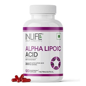 inlife alpha lipoic acid ala 300mg nerve health support 120 veg capsules