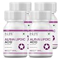 Inlife Alpha Lipoic Acid Supplement, 300 Mg - 60 Vegetarian Capsules (Pack of 4)