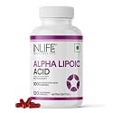 INLIFE Alpha Lipoic Acid ALA 300mg, Nerve Health Support, 120 Veg Capsules