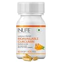 INLIFE Bioavailable Curcumin Supplement, Haridra Turmeric, 60 Veg Caps