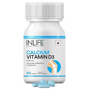 inlife calcium and vitamin d3 tablets bone amp joint support 60 count
