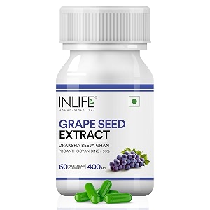 INLIFE Grape Seed Extract Supplement 400mg 95