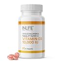 INLIFE Vitamin D3 10000iu Chewable Tablets | Cholecalciferol Supplement for Men and Women - 60 Tablets