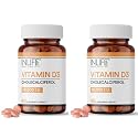 INLIFE Vitamin D3 60000 IU Chewable Tablets | Cholecalciferol Supplement for Men and Women - 40 Tablets Once a Week x Pack of 2