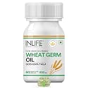 INLIFE Wheat Germ Oil Capsules 500mg Supplement, Vitamin E, 60 Count