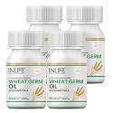 Inlife Wheat Germ Oil Supplement 500 Mg - 60 Capsules (Pack of 4)