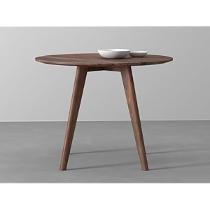 inmarwar 4 seater round dining table for living room dining hall amp home  solid acacia wood dining furniture  natural wooden finish  40 x 40 x 30 inches modern wooden dining table for kitchen