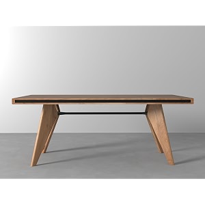 inmarwar 6 seater rectangular dining table for living room dining hall amp home  solid acacia wood with steel base  natural wooden finish  76 x 36 x 30 inches dining table for family