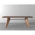 INMARWAR 6 Seater Rectangular Dining Table for Living Room, Dining Hall & Home | Solid Acacia Wood with Steel Base | Natural Wooden Finish | 76 x 36 x 30 Inches Dining Table for Family