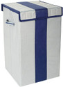 Innaugural 68 L Grey Blue Laundry Basket
