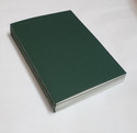 INNAXA A5 Kraft Book Pack of 6 (Dark Green) A5 Notebook Blank 64 Pages (Dark Green, Pack of 6)