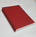 INNAXA A5 Size Ecofriendly Notebook Kraft Red Soft Cover (210 x 140 mm) -64 Blank Pages A5 Notebook Blank 64 Pages (Red, Pack of 6)