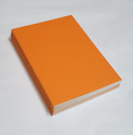 INNAXA A5 Size Ecofriendly Notebook Kraft Orange Soft Cover (210 x 140 mm) -64 Blank Pages A5 Notebook Blank 64 Pages (Orange, Pack of 6)