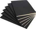 INNAXA Dotted Notebooks for Work, Travel, Business, Softcover Journals for Writing A5 Notebook Dotted 64 Pages (Black-Dotted, Pack of 6)