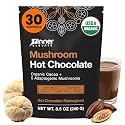Inner Elevate Organic Mushroom Hot Chocolate - Ceremonial Cacao with 5 Adaptogenic Mushrooms - Great as a Coffee Alternative, Hot Chocolate, or Smoothie (30 Servings)