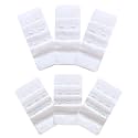 Inner Sense Bra Extenders For Women 3 Hook And Eye I Increase Band Length And Relieve Tightness With Nylon Bra Extender I Everyday Wear Pack of 6 Accessories