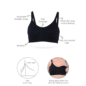 Inner Sense Organic Cotton Bamboo Nursing Bra