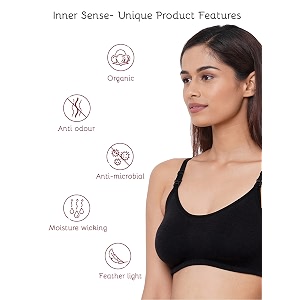 Inner Sense Organic Cotton Bamboo Nursing Bra