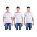 INNERO Men Vest White RNS Pure Cotton