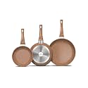 Innerwell Nonstick Ceramic Frying Pans Skillets Set 8"+9.5"+11"